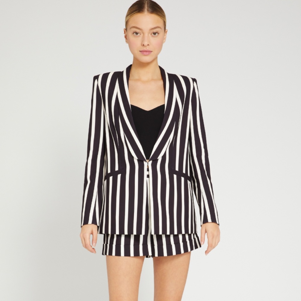 skye stripe blazer
